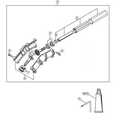 Genuine Stihl HT133 / L - Angle drive