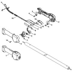 Stihl HT134 - Handle - Parts Diagram