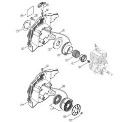 Genuine Stihl HT56 C-E / B - Rewind starter