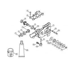 Genuine Stihl HT56 C-E / M - Gear head (38.2016)