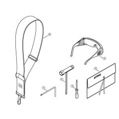 Genuine Stihl HT56 C-E / O - Tools, Extras