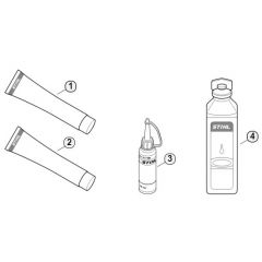 Genuine Stihl HT56 C-E / Q - Miscellaneous lubricants and greases