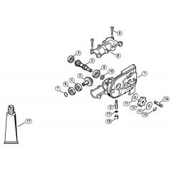 Genuine Stihl HT70 / AC - Gear head HT 70 (38.2002)