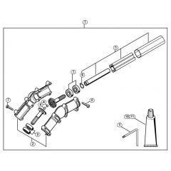 Genuine Stihl HT70 / AF - Angle drive