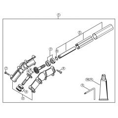 Genuine Stihl HT70 K / AF - Angle drive