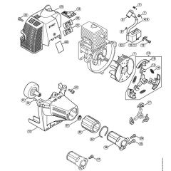 Genuine Stihl HT70 K / C - Ignition system, Clutch