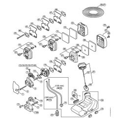 Genuine Stihl HT70 K / D - Air filter, Fuel tank