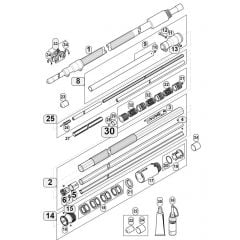 Genuine Stihl HT70 K / W - Drive tube assembly HT 75