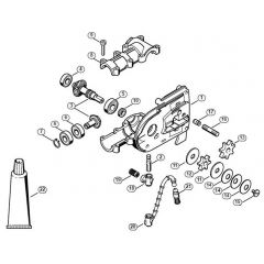 Genuine Stihl HT70 K / Z - Gear head HT 70 (38.2016)