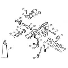 Genuine Stihl HT70 / Z - Gear head HT 70 (38.2016)