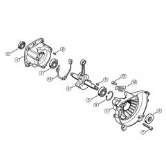 Genuine Stihl HT73 / A - Crankcase