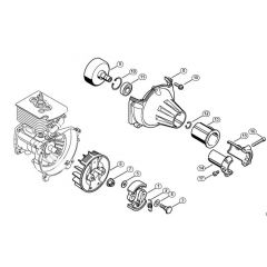 Genuine Stihl HT73 / E - Clutch