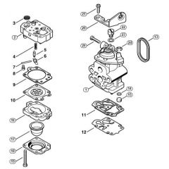 Genuine Stihl HT73 / H - Carburetor