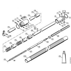 Genuine Stihl HT73 / K - Drive tube assembly