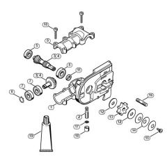 Genuine Stihl HT73 / M - Gear head