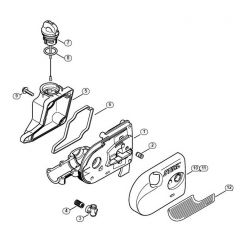 Genuine Stihl HT75 / AH - Conversion kit Gear housing (22.2011)