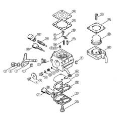 Genuine Stihl HT75 / K - Carburetor C1Q-S80 BR (41.2017)