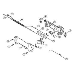 Genuine Stihl HT75 / Q - Handle (24.2002)