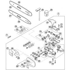 Genuine Stihl HT75 / Y - Gear head HT 75