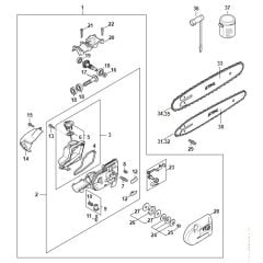 Stihl HTA135 - Gear Head - Parts Diagram