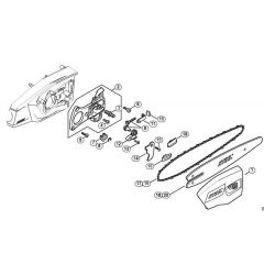 Genuine Stihl HTA65 / D - Chain sprocket cover