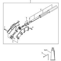 Stihl HTA 160.0 - Angle Drive - Parts Diagram