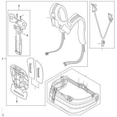 Stihl HTA 160.0 - Forestry Harness Advance X-Treem Ht - Parts Diagram