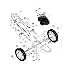 Husqvarna Hu625Wt - Frame