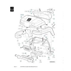 Husqvarna HUV4213GXP - Front Body