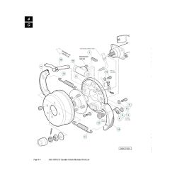 Husqvarna HUV4213GXP - Rear Brake A