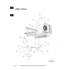 Husqvarna HUV4420D - Coolant Pipes And Hoses