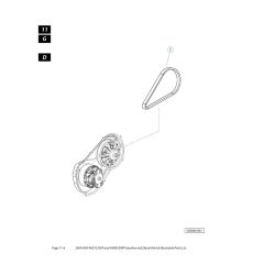 Husqvarna HUV4421G - Belt Guard & Pulley