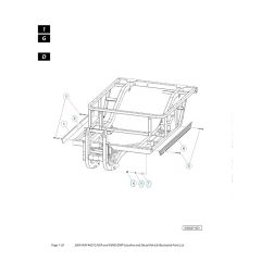 Husqvarna HUV4421G - Chassis - Frame