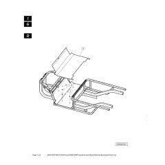 Husqvarna HUV4421G - Chassis - Frame 2