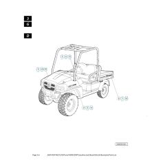 Husqvarna HUV4421G - Decals 2