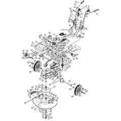 Billy Goat HW651HSP - Mower Main Diagram