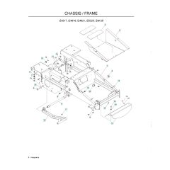 Husqvarna Iz4217 - Chassis & Frame