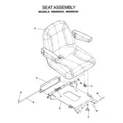 Husqvarna Iz4217 T - Seat