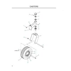 Husqvarna Iz5223 - Casters