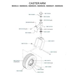 Husqvarna Iz5223 T - Casters