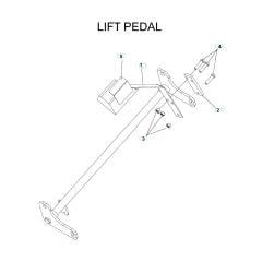 Husqvarna Iz6123 - Pedals