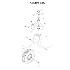 Husqvarna Ize4218 Kaa - Casters