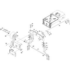 Countax Jcb D2050 - 03 Front Axle