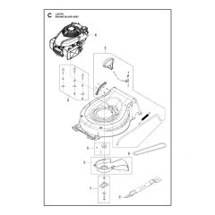 Husqvarna L 221RH - Engine