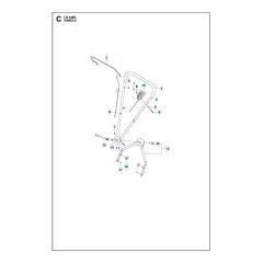 Husqvarna LB448S - Handle