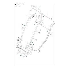 Husqvarna LB 248S - Handle