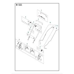 Husqvarna LB 251S - Handle