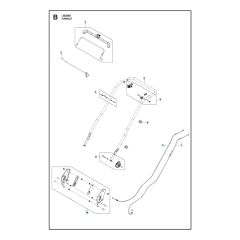 Husqvarna LB 256S - Handle