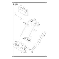 Husqvarna LB 256SP - Handle