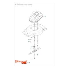 Husqvarna LB448I - Blade Motor & Cutting Equipment